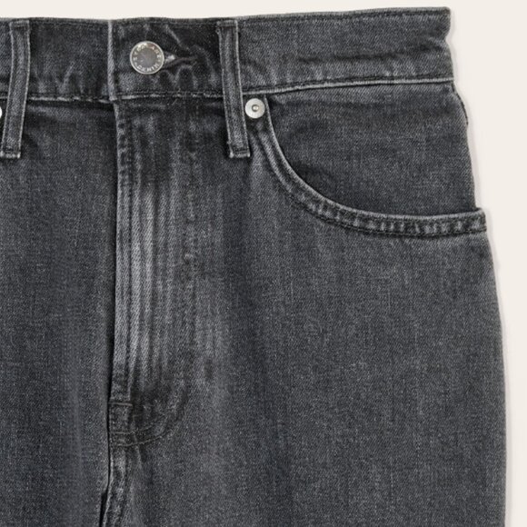 Everlane Curvy ’90s Cheeky Jean Cropped Size 28 Washed Charcoal - Picture 3 of 11